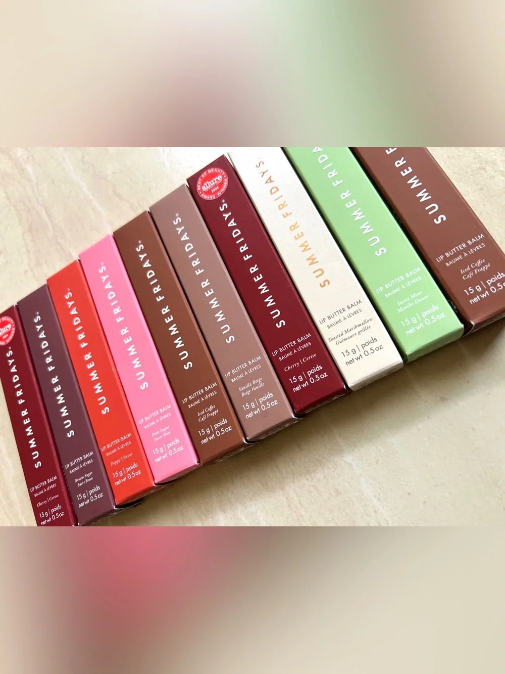 Summer Fridays Lip Balm Set of 10